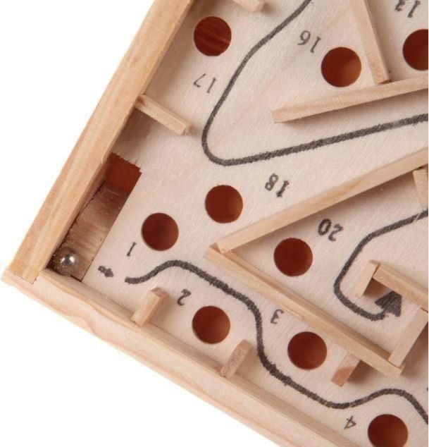 Spiele: Holz Labyrinth Pocket small Version Maze Kugel Spielzeug – Neu und originalverpackt aus Dättlikon von easythings 5