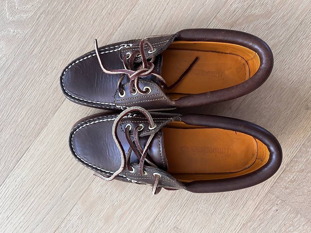 Timberland Scarpe da donna: Timberland Boat Shoes - Dark Brown – Usato da Männedorf venduto da efarrell 2