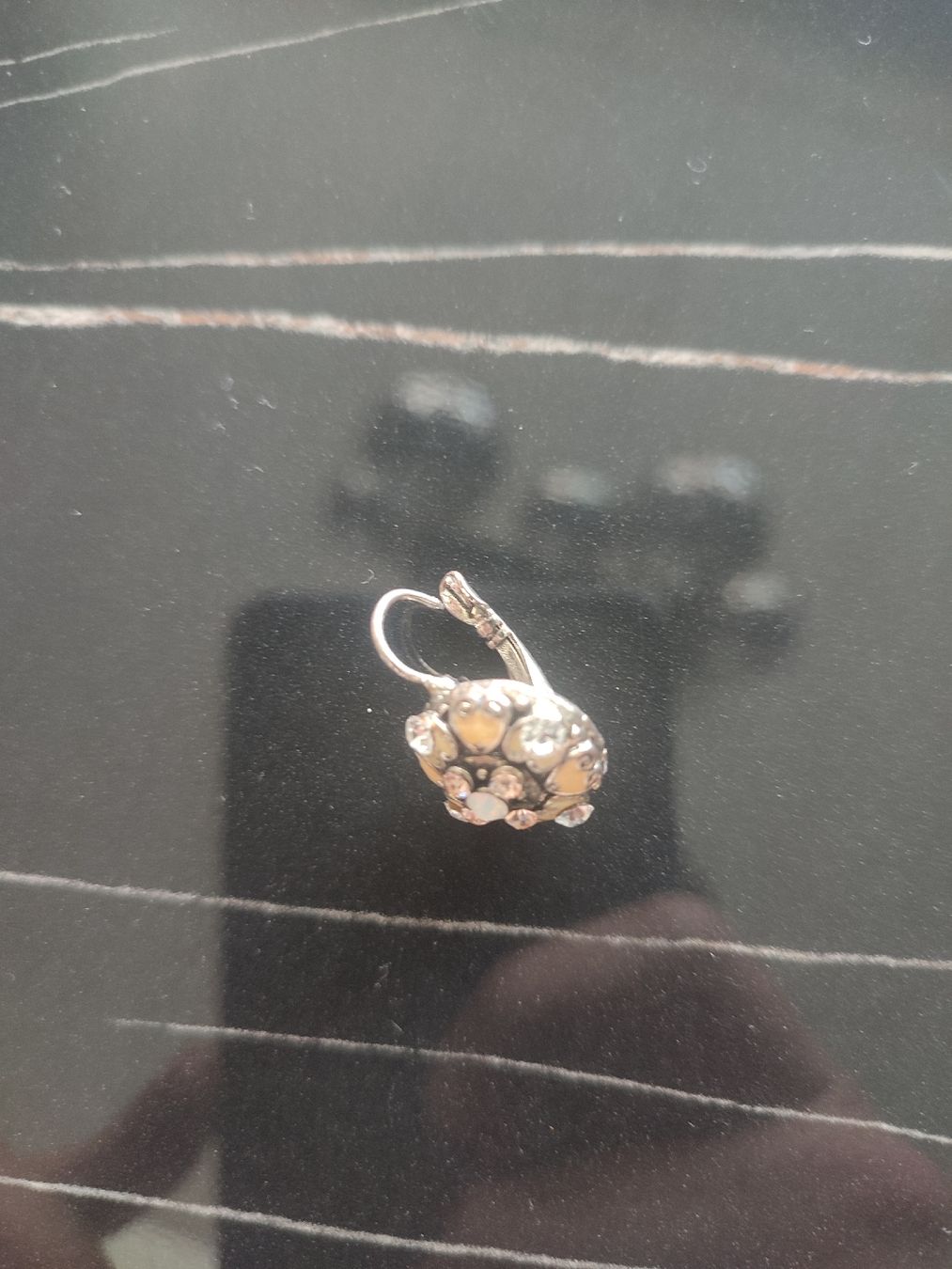Orecchini pendenti & Orecchini a lobo: einzelner goldener Ohrstecker – Usato da Waltenschwil venduto da Bodensee84 1