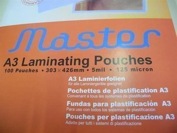 Macchine laminatrici: Laminierfolien A3, 100 Stück, Hitpreis!! – Nuovo e nell'imballaggio originale da Kottwil venduto da Crazyrolf 1