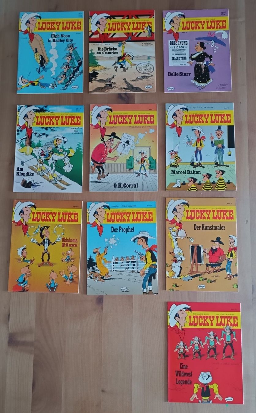 Comics: Lucky Luke 10 Hefte 67-76 – Gebraucht aus Läufelfingen von papagena02