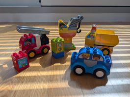 4 komplette LEGO Duplo Sets (10818, 10816, 10900, 10851)