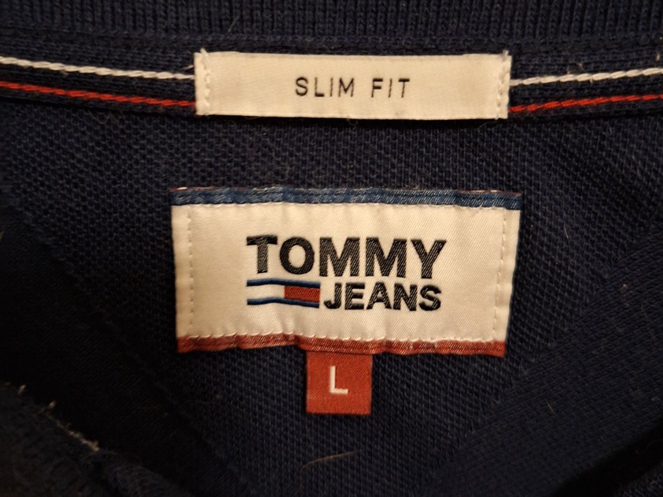 Tommy Hilfiger Polo-Shirts: Polo Tommy Jeans blu, taglia L – Gebraucht aus Viganello von buz_h2hl 1