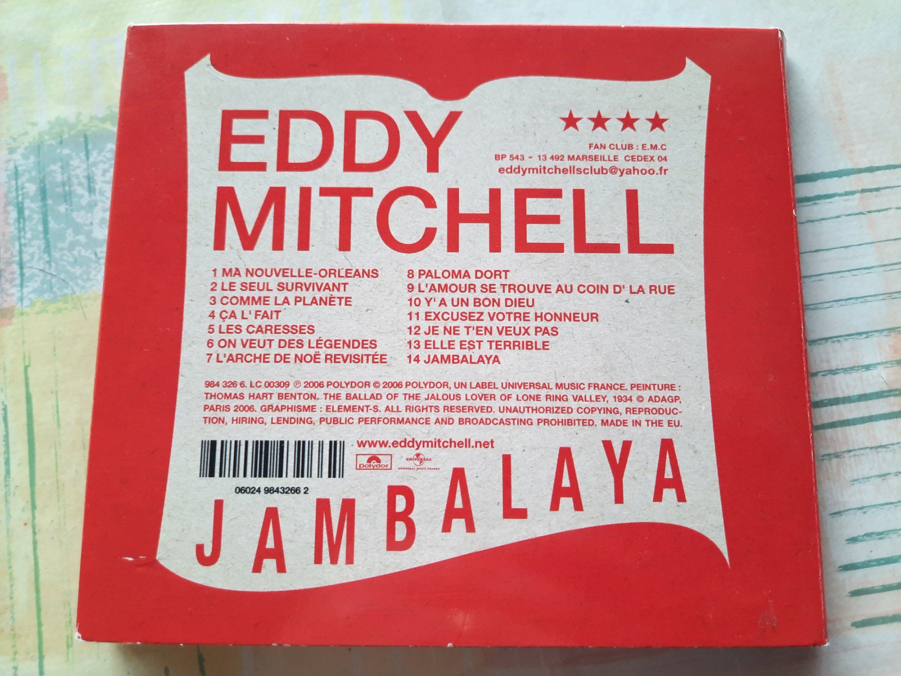 CD: CD Eddy Mitchell - Jambalaya – Usato da Pully venduto da bro_n52j 1