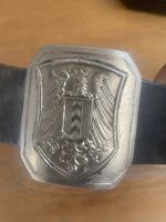 Boucle de ceinture avec aigle et blason Neuchâtel 