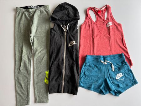 Nike Just Do It Sport Set Shorts Jacke Tanktop Damen XS