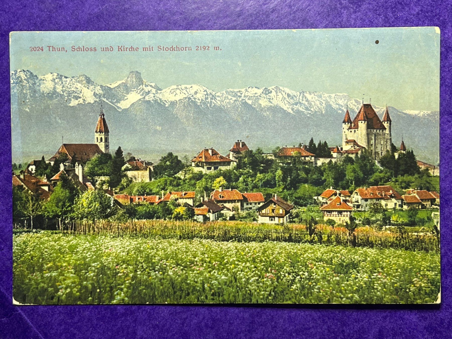 Cartoline postali: Thun - Schloss und Kirche – Usato da Steg VS venduto da _vinci_