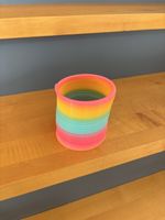 Regenbogen Feder Spielzeug bunt guter Zustand