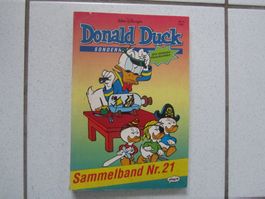 Donald Duck Sammelband Nr. 21 mit 4 Sonderheften, ehapa