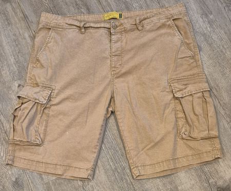 Sommer-Cargo-Shorts, hellbraun Grösse 50/L