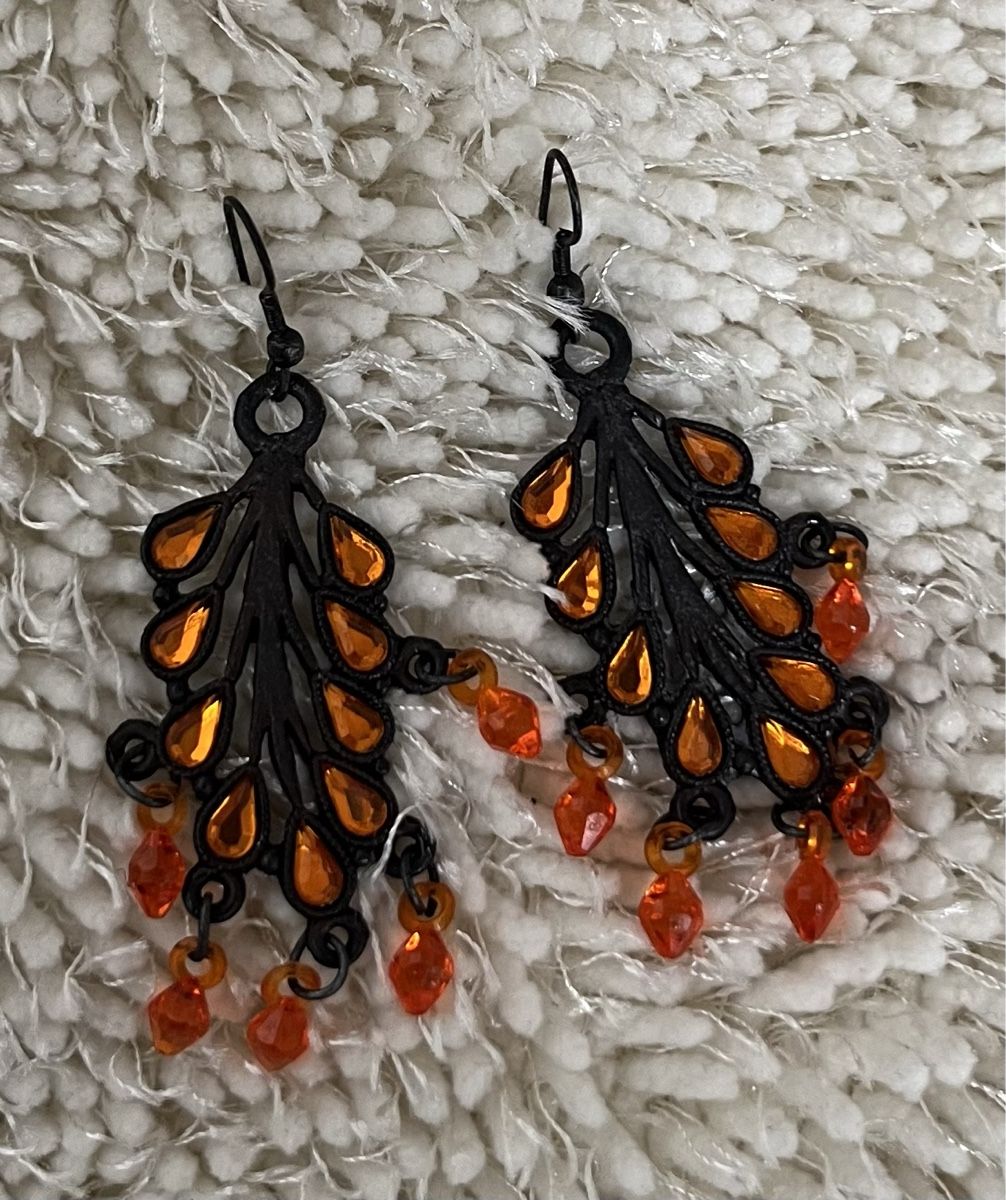 Orecchini pendenti & Orecchini a lobo: Ohrringe orange/ bronzefarben – Nuovo (secondo la descrizione) da Arboldswil venduto da Sonnenelfe 1
