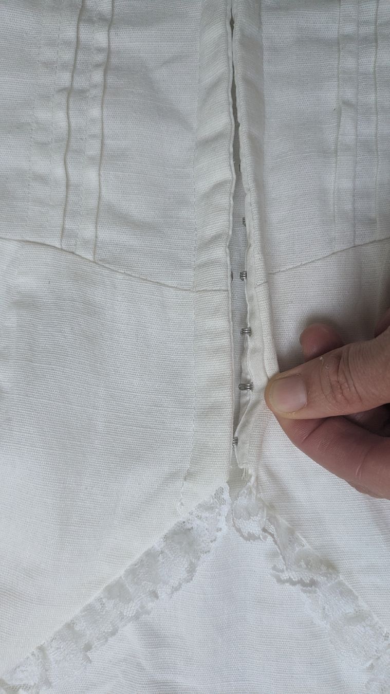 Top: White cotton bustier – Nuovo (secondo la descrizione) da Ettingen venduto da hms_w27b 4