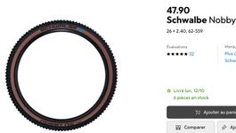 Schwalbe MTB Schwalbe Nobby Nic 26 x 2.40 - Np: 39.-