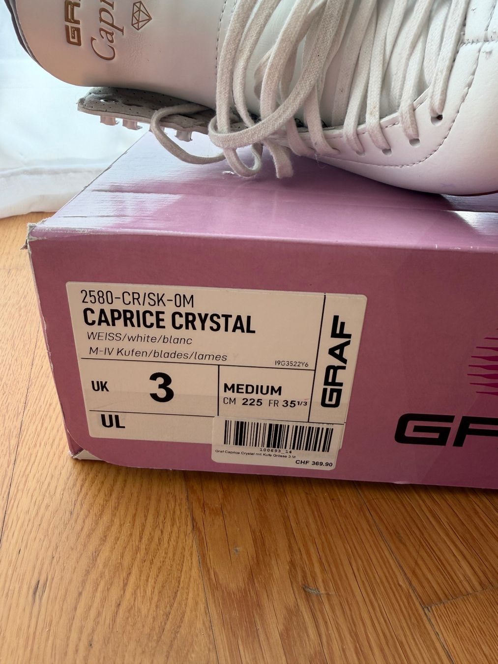 Graf Schlittschuhe: Eislaufschuhe Graf Caprice Crystal gross 35 – Gebraucht aus Kreuzlingen von fra_95nj 3