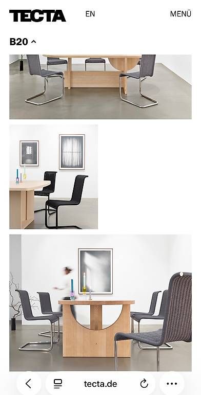 Tecta Sedie: Tecta Kragstühle set of 6 – Usato da Binningen venduto da ferschdenix 1