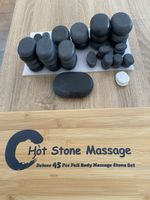 Hot stone massage kit deluxe 45
