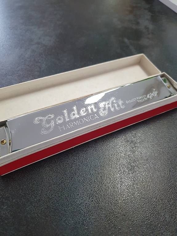 Musikinstrumente: Golden Harmonica Hit Made by Hopf – Gebraucht aus Rieden AG von Wirth03 2