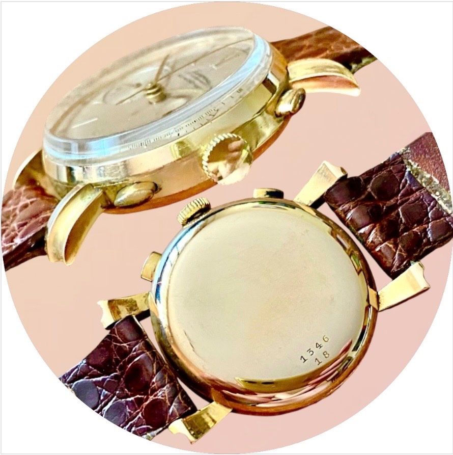 Minerva Orologi: Minerva Swiss Vintage Chronograph – Usato da lyss venduto da Uhrenparadies 3