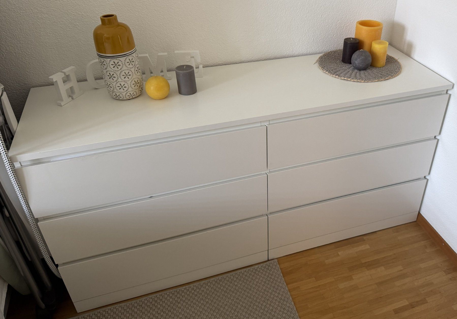Ikea Cassettiere: IKEA Malm Kommode weiss mit 6 Schubladen gebraucht – Usato da Thalwil venduto da woh_7zhr