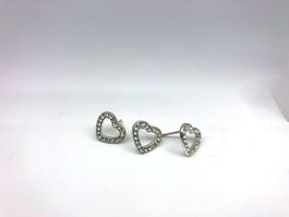 Ohrstecker 3x Herz  Preis  für 3 Stück  925 Sterling Silber