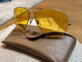 Ray-Ban Sonnenbrille Aviator AmberMatic Gold Vintage 🤩