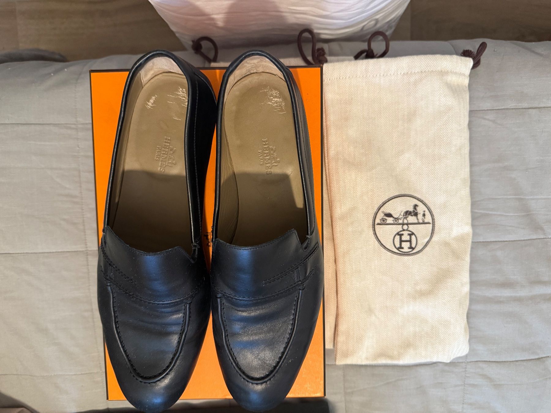 Hermès Scarpe da uomo: Hermès chaussures hommes noirs – Nuovo e nell'imballaggio originale da Gimel venduto da fan_8tvc 1