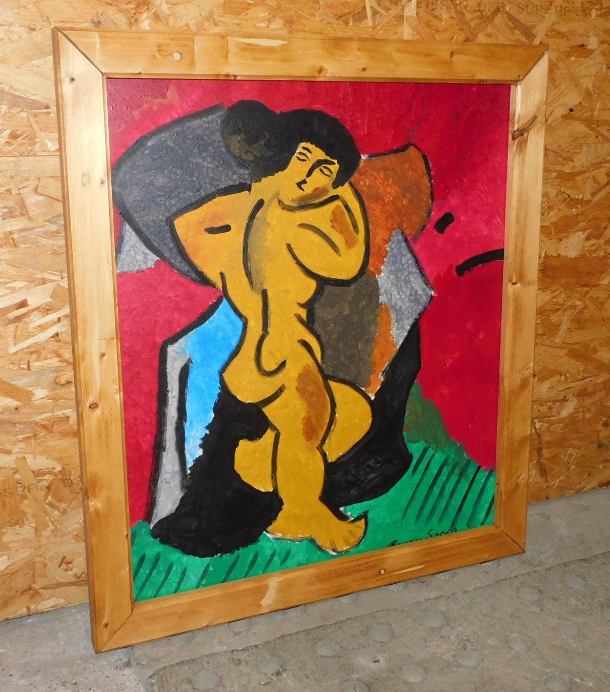 Dipinti: Kunst Gemälde grosses abstraktes Ölgemälde signiert Bild – Usato da Sursee venduto da 76 4