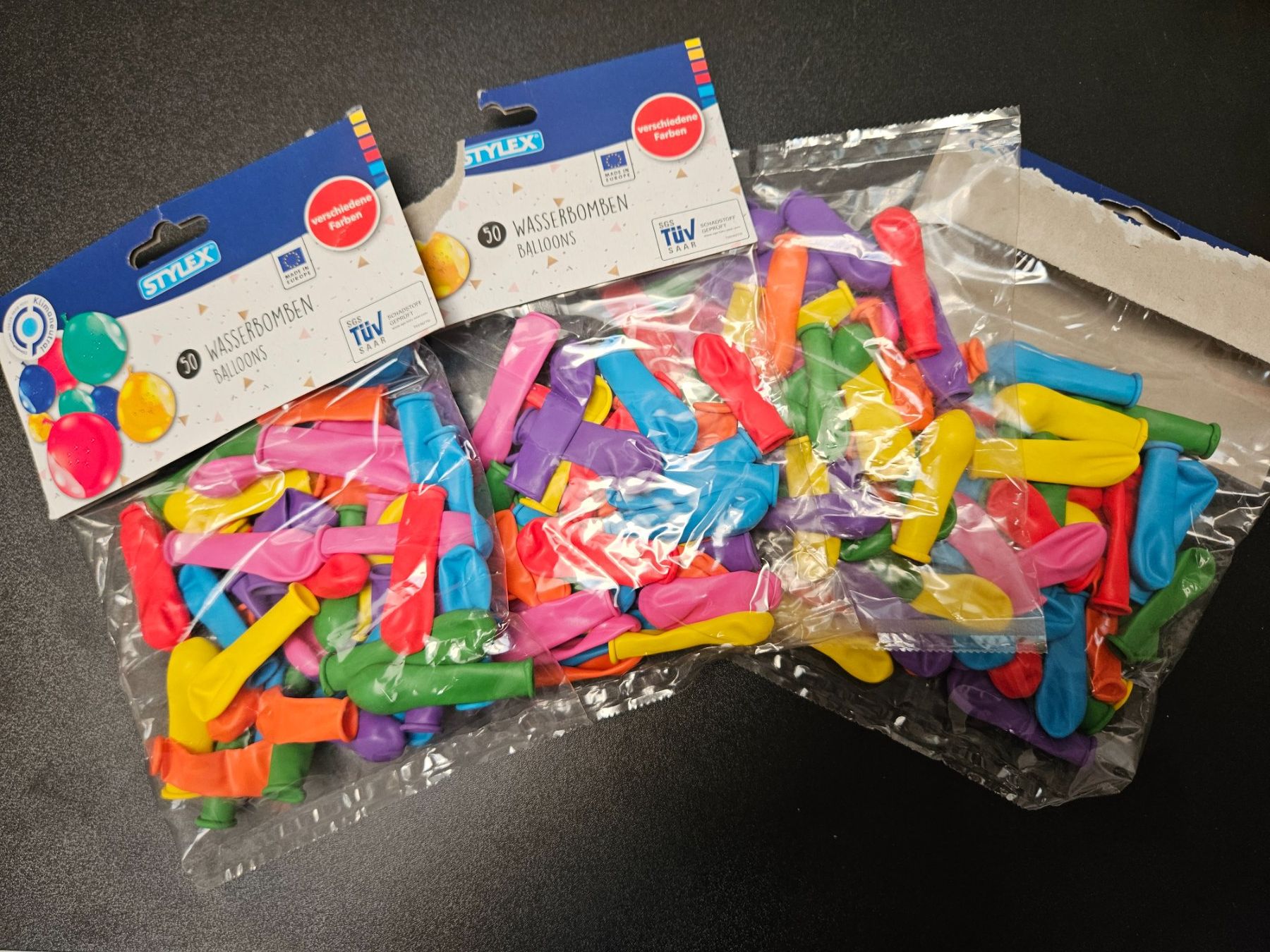 Tutte le decorazioni: Neu - Wasserbomben Ballons (4 Pkg.) – Nuovo e nell'imballaggio originale da Dagmersellen venduto da Jarsetz_Restposten