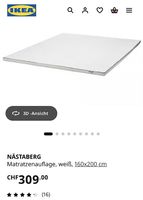 Topper, IKEA NÄSTABERG Matratzenauflage
