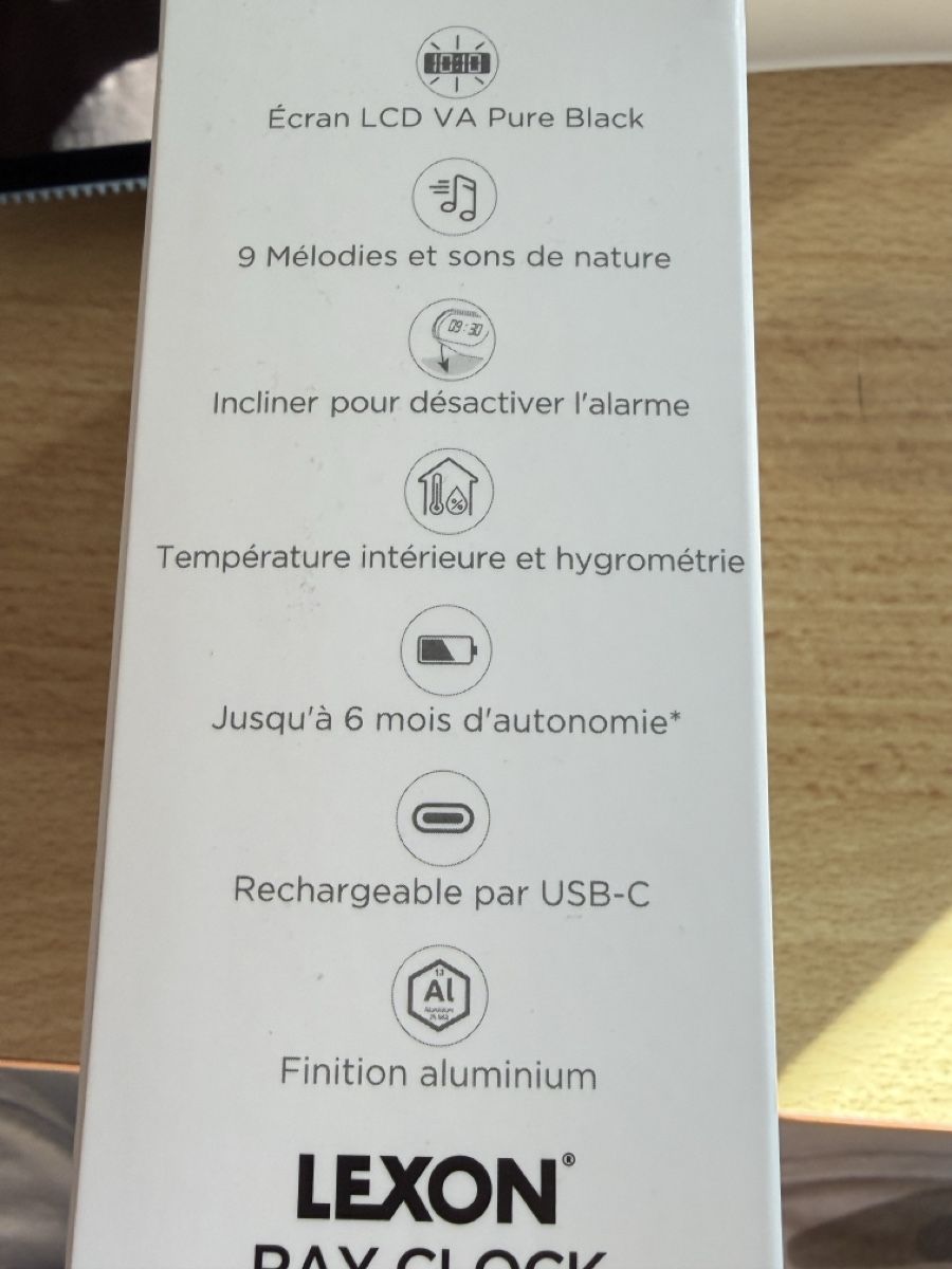 Lexon Sveglie: Réveil lexon ray clock – Nuovo (secondo la descrizione) da Fey venduto da trips.68 3