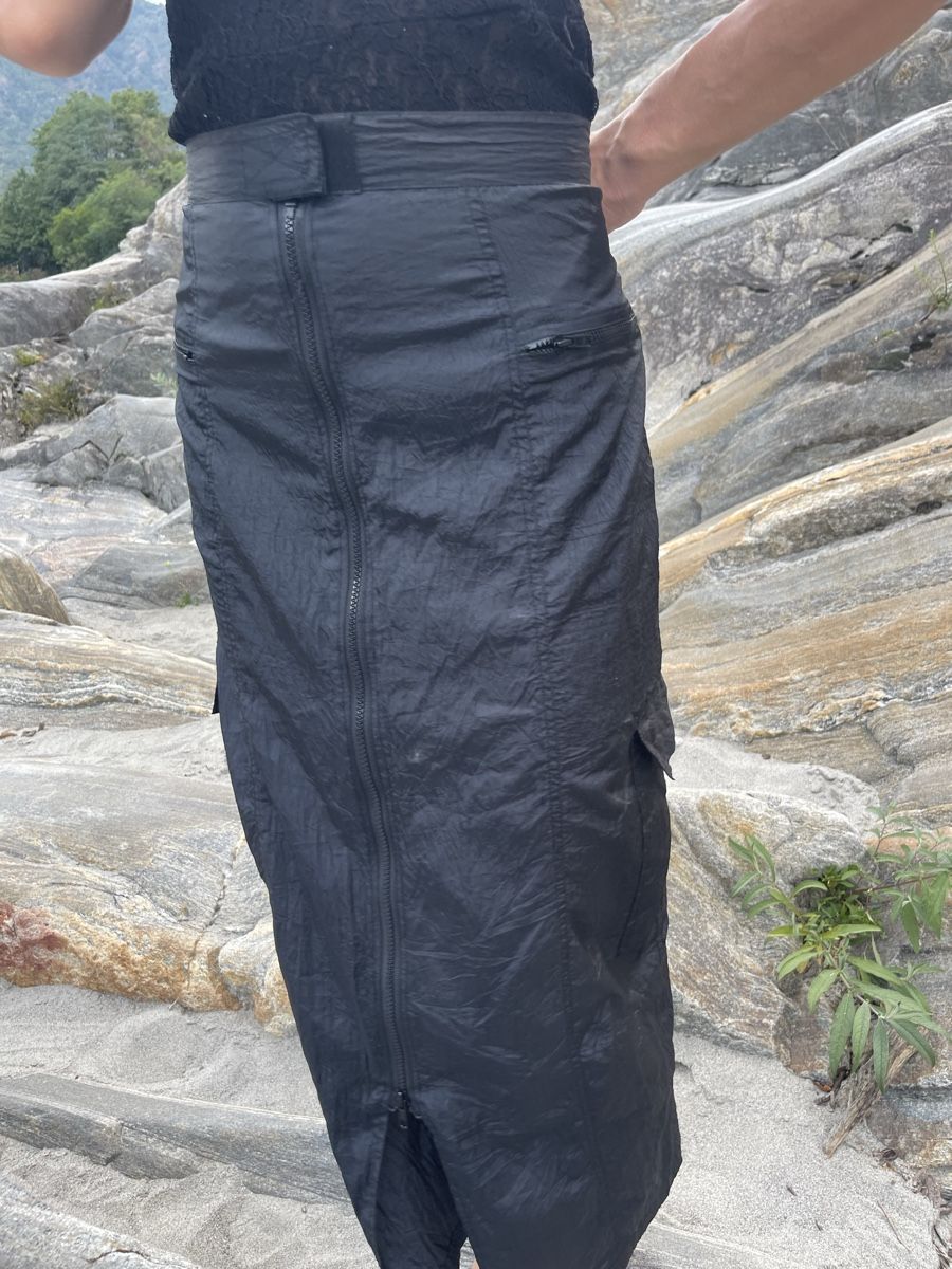 Gonne: Gonna lunga nera con zip e tasche-tgM/L – Nuovo (secondo la descrizione) da Gordevio venduto da LanaZimm