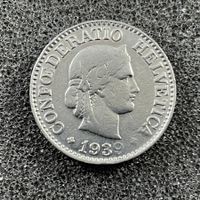 Abart 10 Rappen 1939 flaue Prägung 9