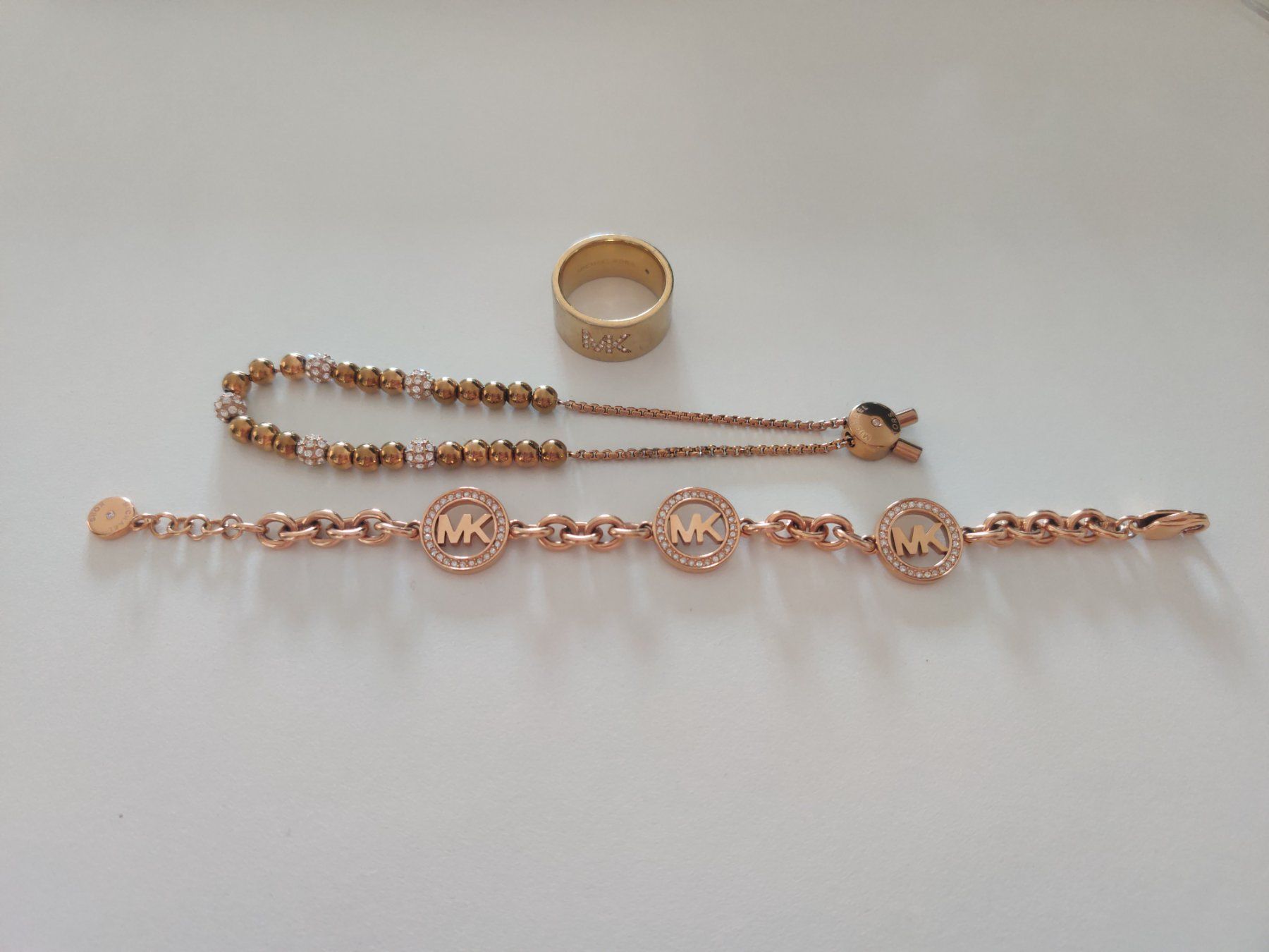 Michael Kors Bracciali & Braccialetti: Michael Kors Schmuck Set Armband Ring Rose – Usato da St. Gallen venduto da secondhandy111 1