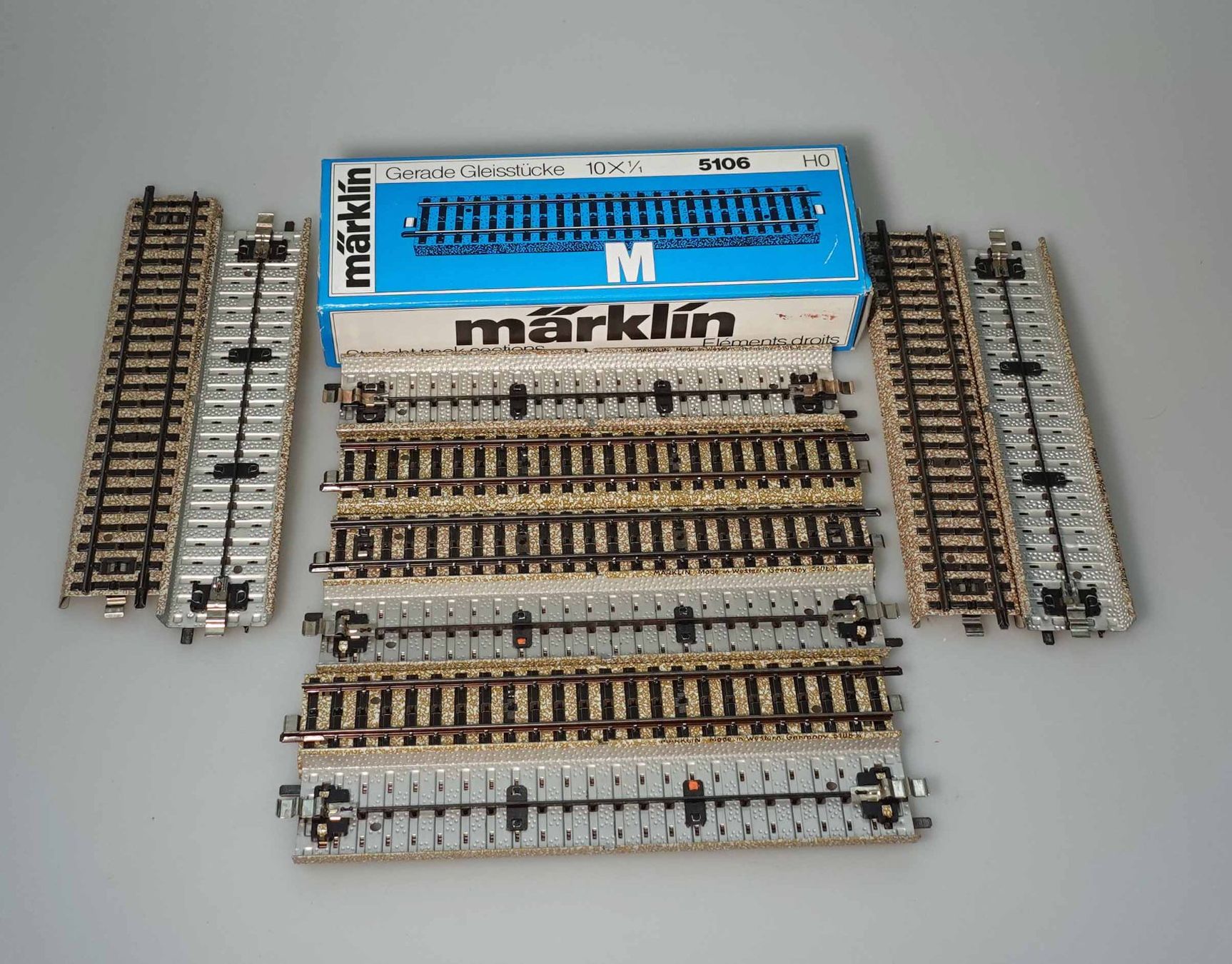 Märklin Modellini di ferrovie: Märklin M Gleise und Weichen, H0 WS – Usato da Niederglatt ZH venduto da bego8172 2
