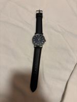 Armbanduhr Geneva Quarz schwarzes Zifferblatt neuwertig