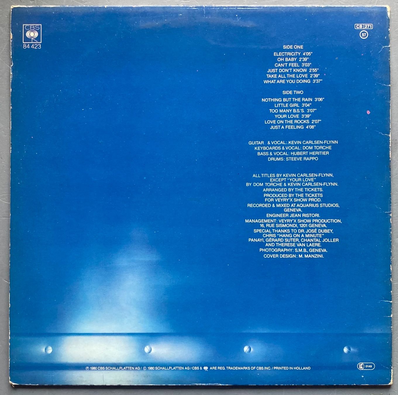 Schallplatten: THE TICKETS - 0001 – Gebraucht aus Poliez-Pittet von Newtown-Records 1