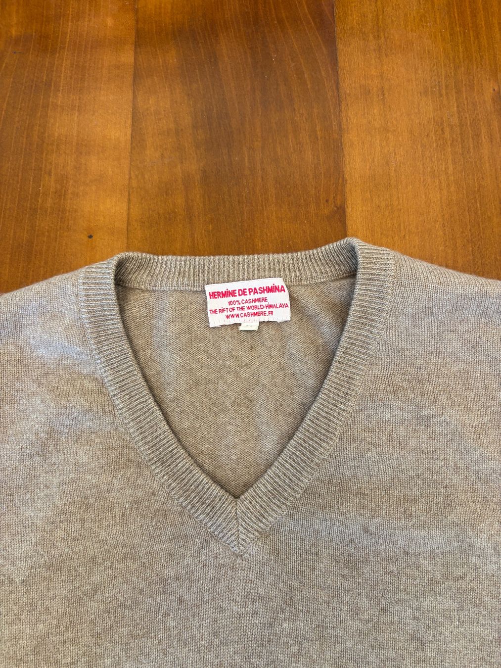 Maglioni & Felpe: Pull 'Hermine de Pashmina' 100% cachemire L/XL - TBE – Usato da Prangins venduto da pad2424 3