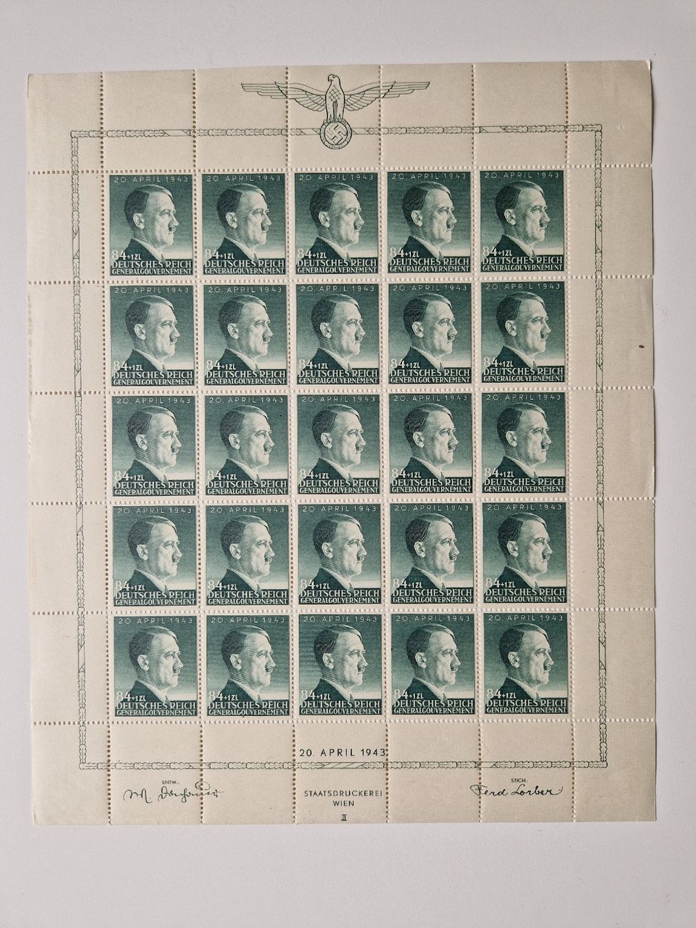 Tutti i francobolli: Deutsches Reich Adolf Hitler Bogen Generalgouvernement – Nuovo (secondo la descrizione) da St. Gallen venduto da Enrico_SG