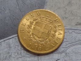 Italie 10 lires 1863 - Vittorio Emanuele II (TOP Qualité)