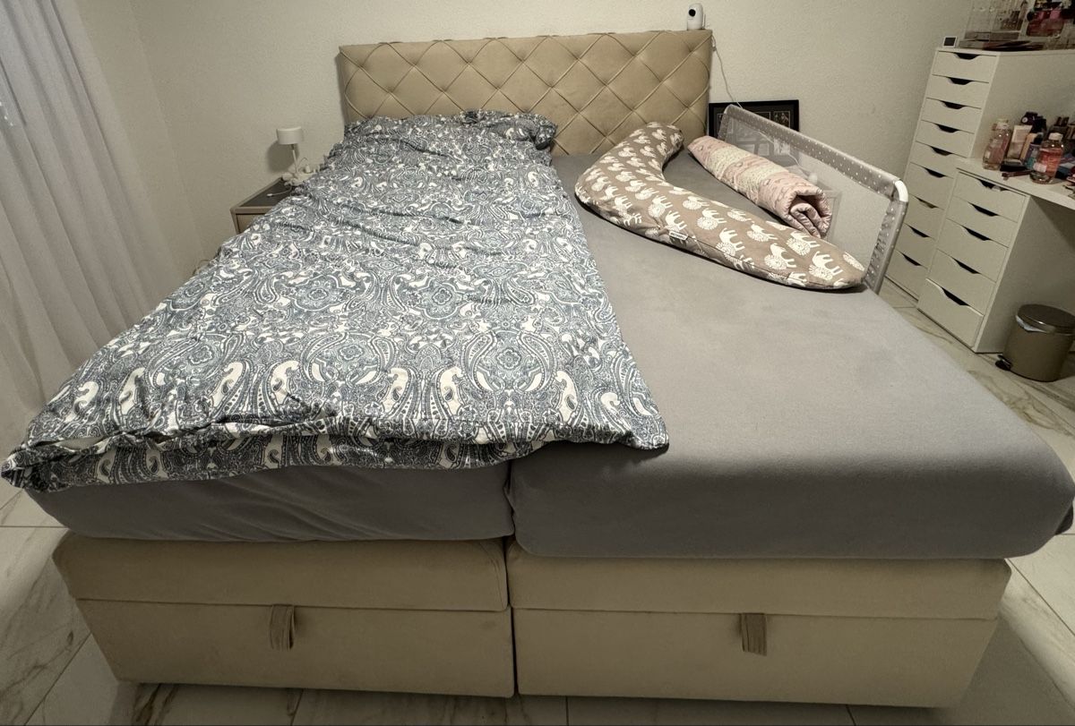 Letti: Grosses, modernes Boxspringbett mit Stauraum, 180x200cm – Nuovo (secondo la descrizione) da Münchenstein venduto da Anojan95 2
