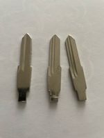 3 lame grezze per chiave auto ricambio nuovo set da 3