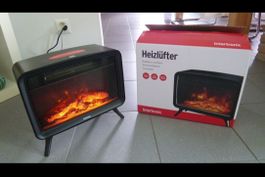 Heizlüfter Kamin Effekt Cheminée