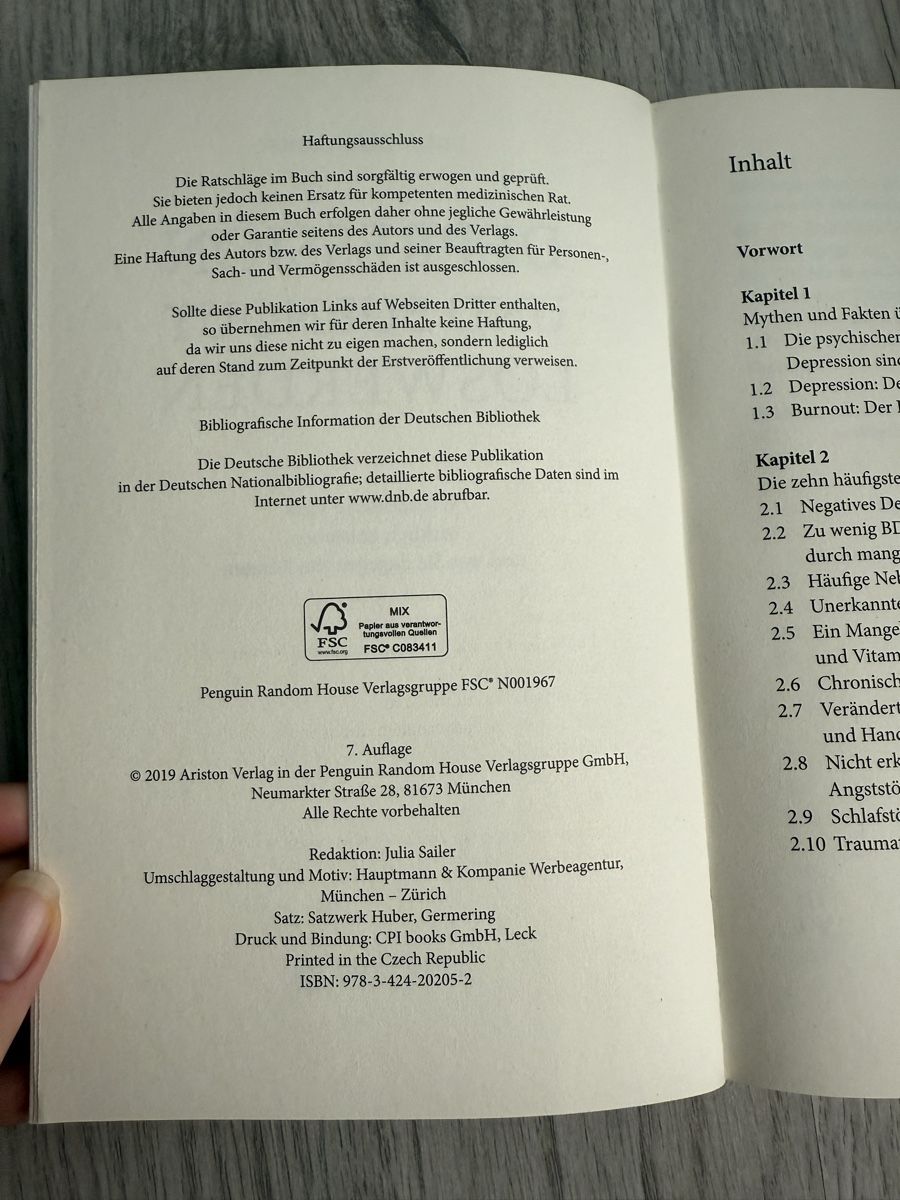 Libri: Depression und Burnout loswerden – Nuovo (secondo la descrizione) da Wald ZH venduto da 2kndPlant 2