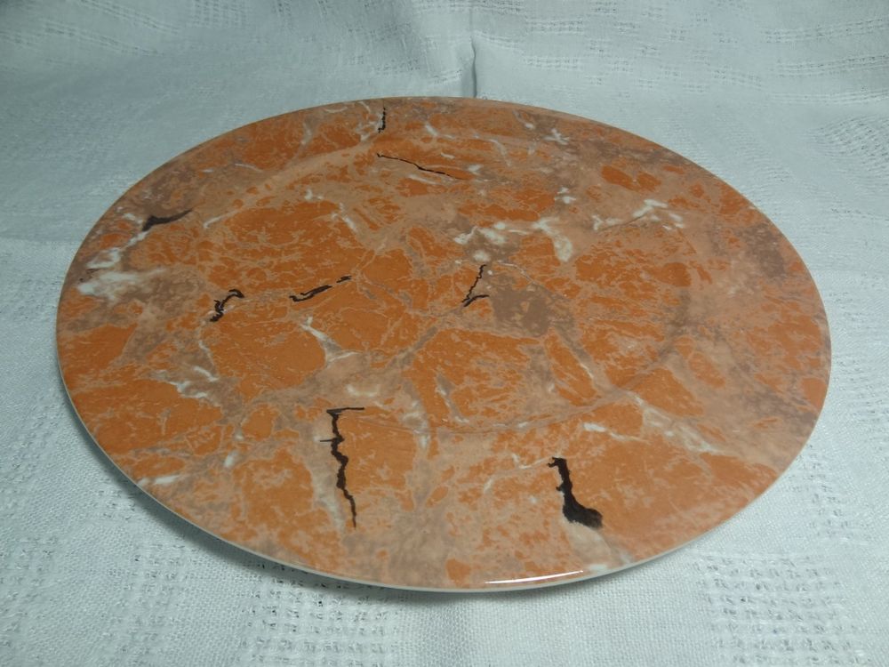 Produktbild von PLATZTELLER 33cm Gold/rot-gold A12