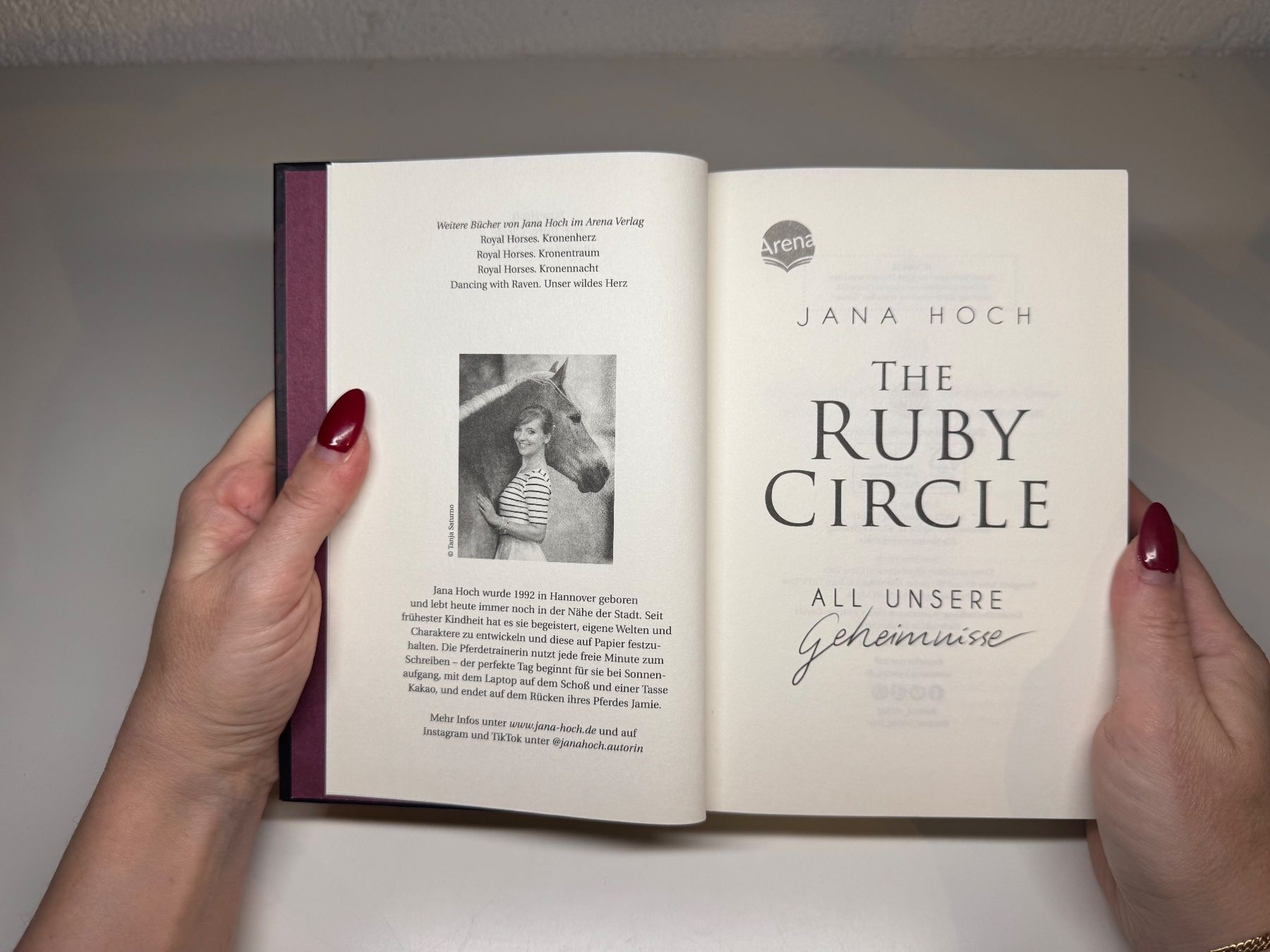 Libri: ROMAN: Jana Hoch, The Ruby Circle – Usato da Grosswangen venduto da Deutsche_Romane 2