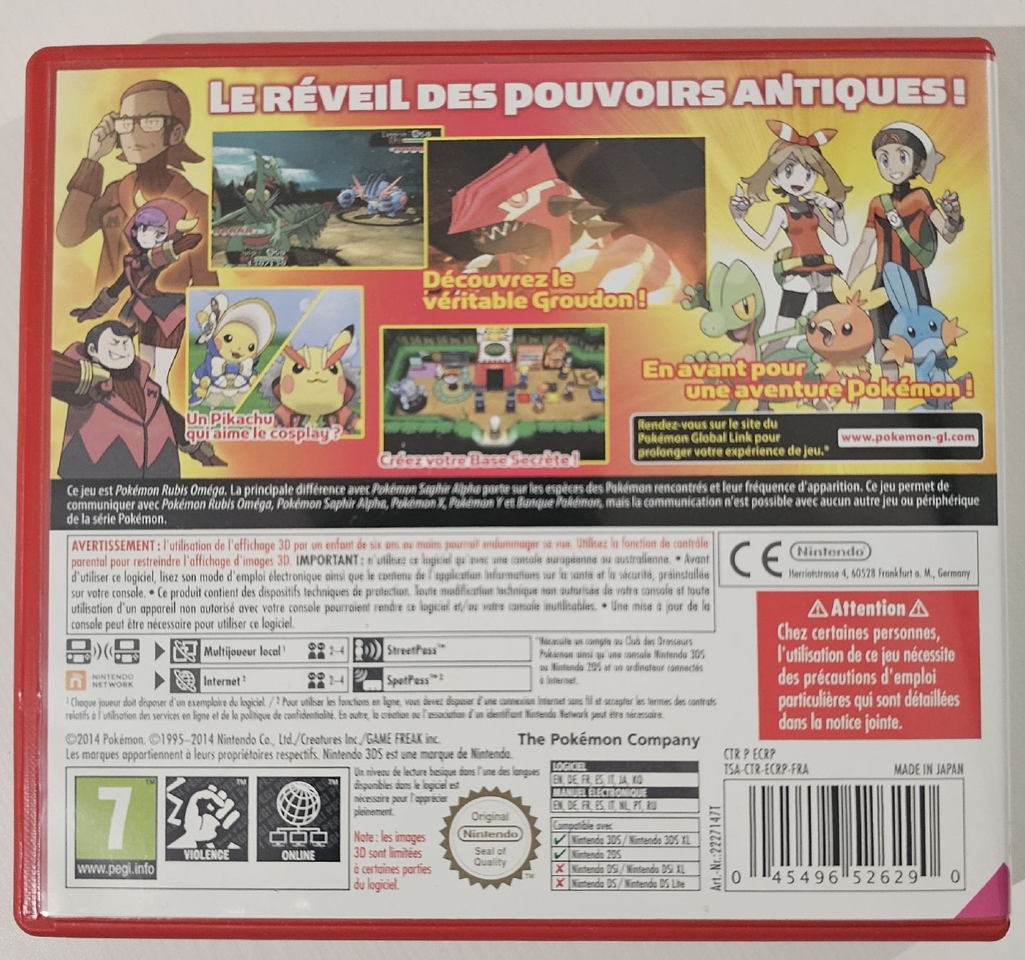 Pokémon Spiele: pokemon rubis omega 3ds complet FR  – Gebraucht aus Pully von RandomZero 1