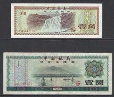 2 BANKNOTEN CHINA, BITTE SIEHE SCANS!!!