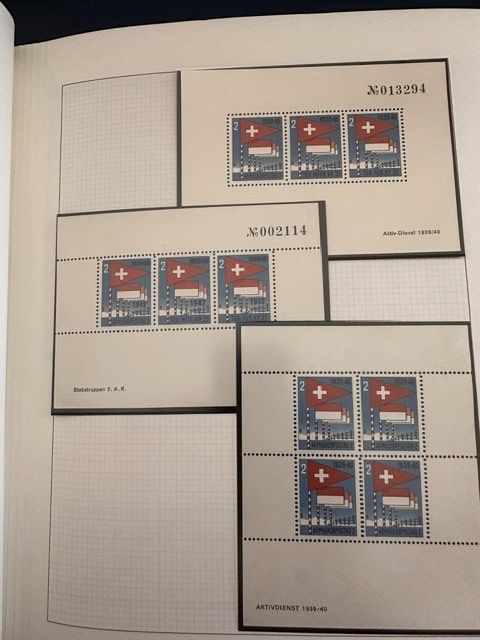 Alle Briefmarken: Soldatenmarken Sammlung – Gebraucht aus Alterswil FR von Kurmann1 1