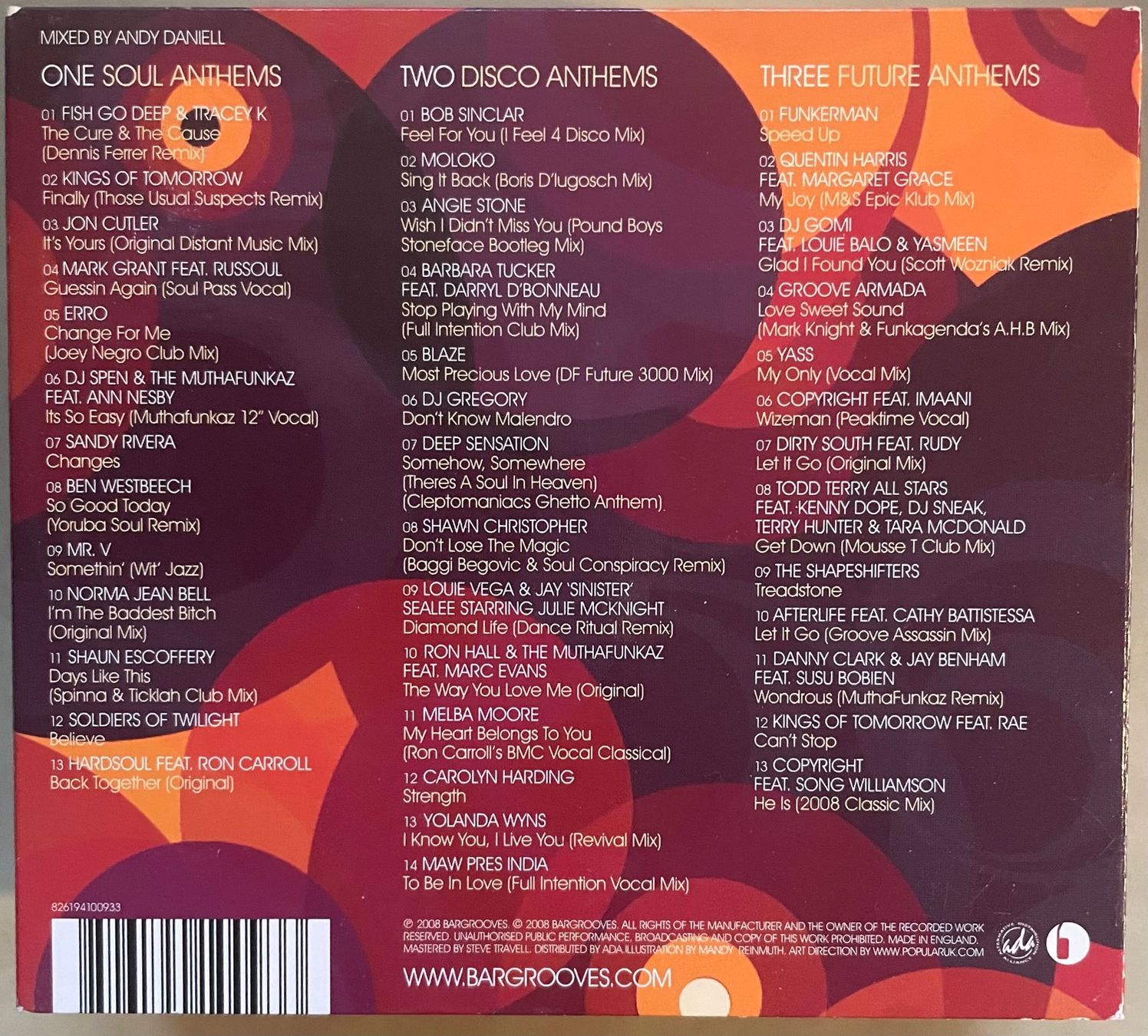 CDs: Bargrooves - Bar Athems (3CDs) – Gebraucht aus Brunnen von Barfly5 1