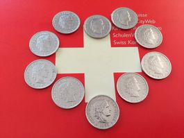 20 Rappen 1980er - Jahre komplett!